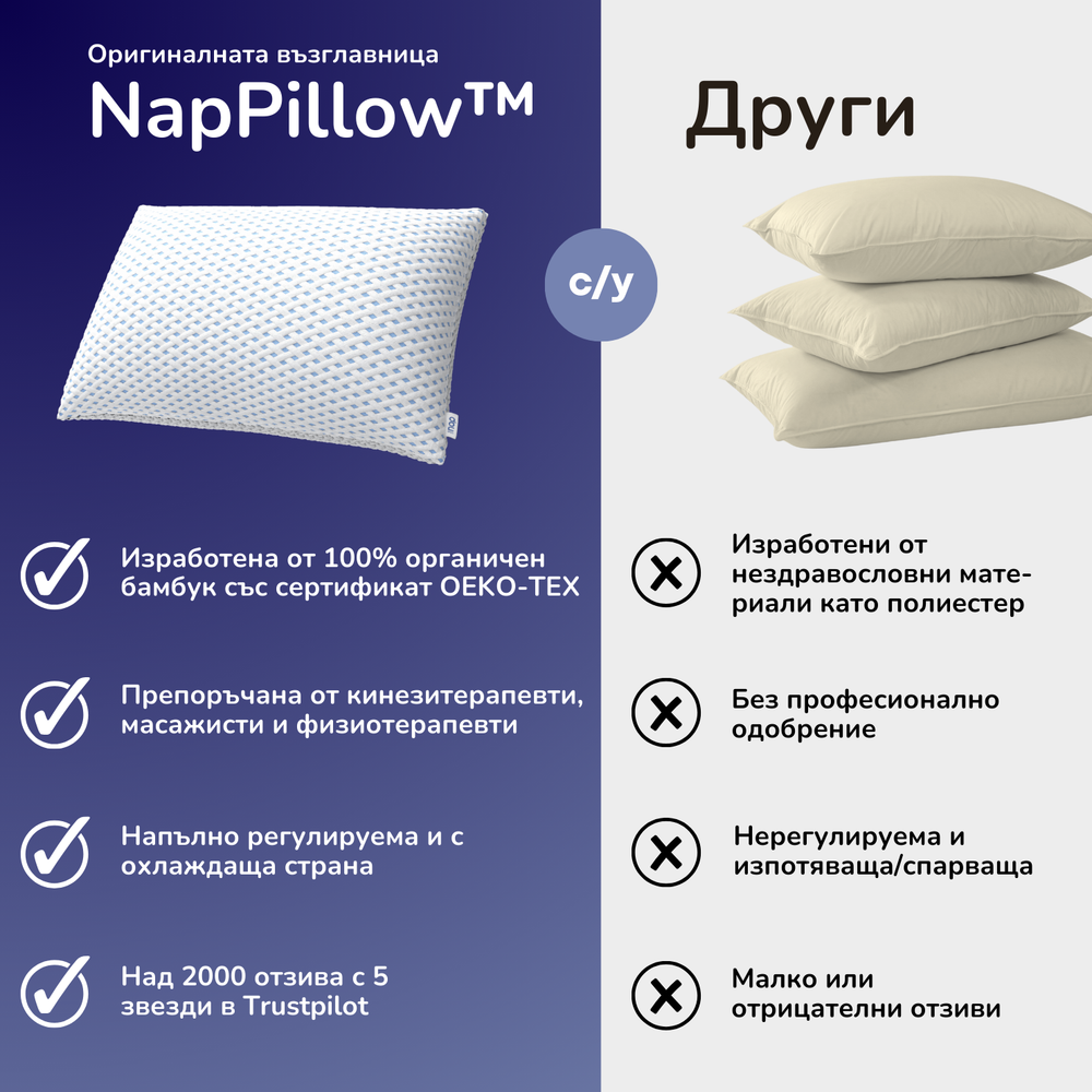 NapPillow™ Перфектната възглавница